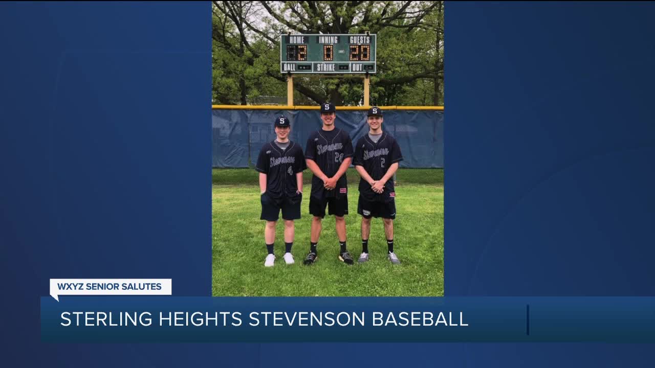 WXYZ Senior Salutes - Sterling Heights Stevenson Boys Baseball