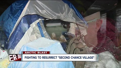 Akron Tent City asks zoning board to reopen in spring