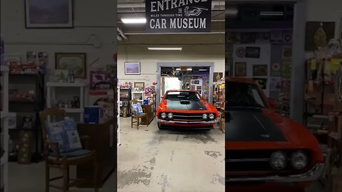 1970 Ford Torino Cobra Jet coming into the museum