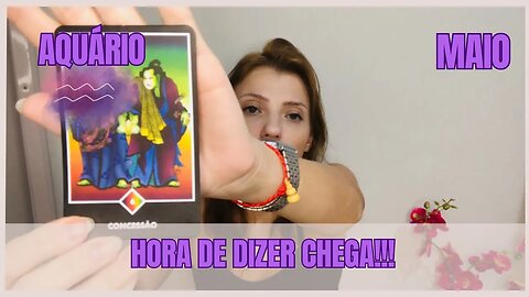 AQUÁRIO ♒️ MAIO - APENAS CERTIFIQUE-SE DE QUE VOCÊ NÃO ESTÁ SE DOANDO DEMAIS!