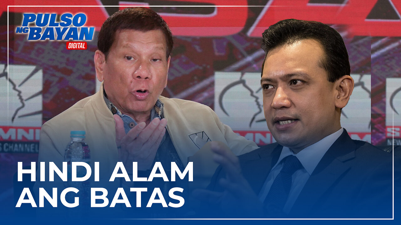 Trillanes is a simpleton, hindi niya alam ang batas, walang utak! —FPRRD