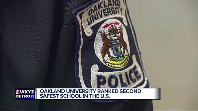 Oakland University ranked 2nd safest school in U.S.