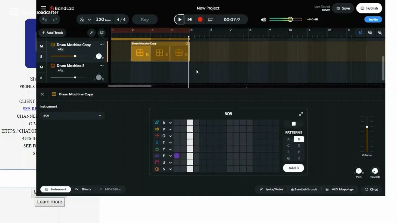 Composing a Hip Hop Beat with Bandlab.com: An Instrumental Part 1 of 2 Charles Mack III Producer