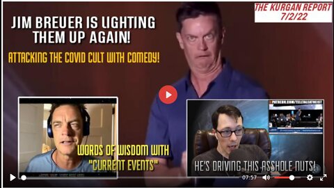 JIM BREUER IS ON A TEAR AGAIN & THE COVID CULT CAN'T STAND IT!
