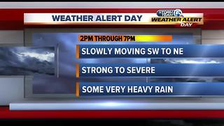 Friday midmorning forecast