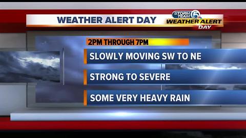 Friday midmorning forecast