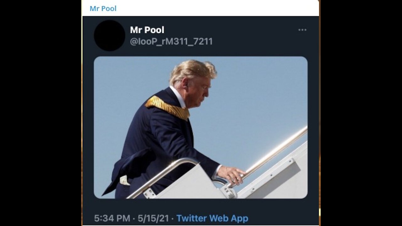 5/17/2021 – Part 2 - Trump's signed insurrection / 11 Mr Pool posts!