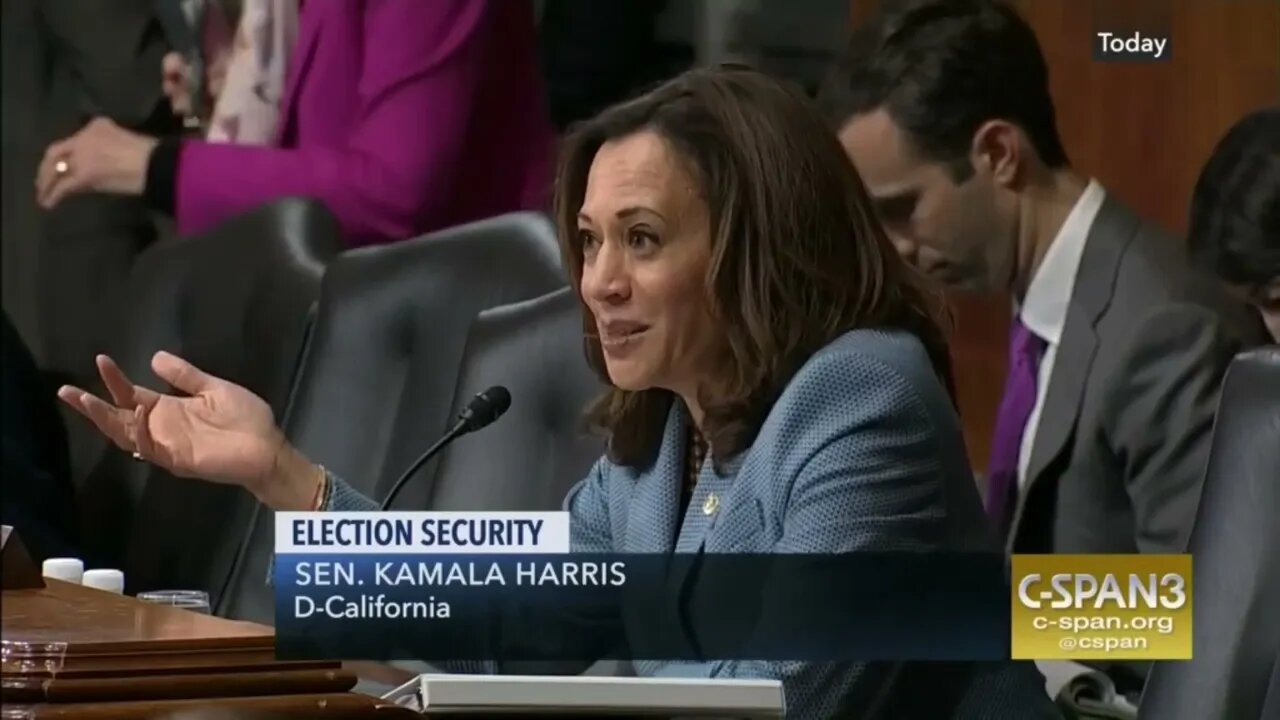 Kamala Harris Watched Voting Machines Being Hacked