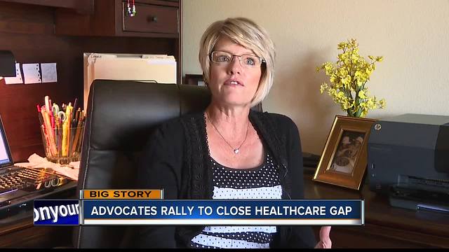 Advocates rally to close healthcare gap