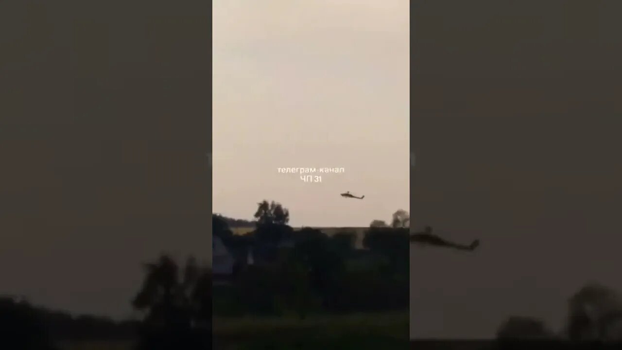 Video of the work of Russian attack helicopters Mi-28N on the Ukrainian military in the border area