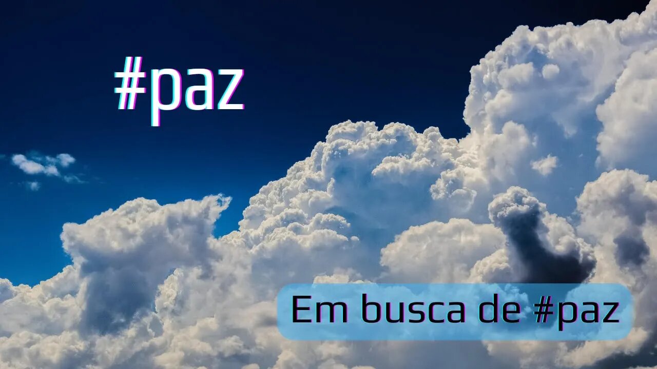 Em busca de #paz