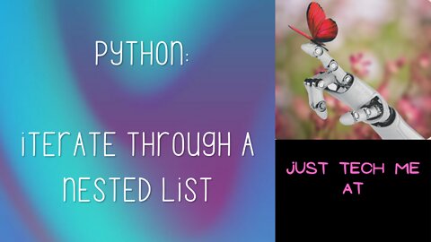 Python: Lists (Looping a Nested List)