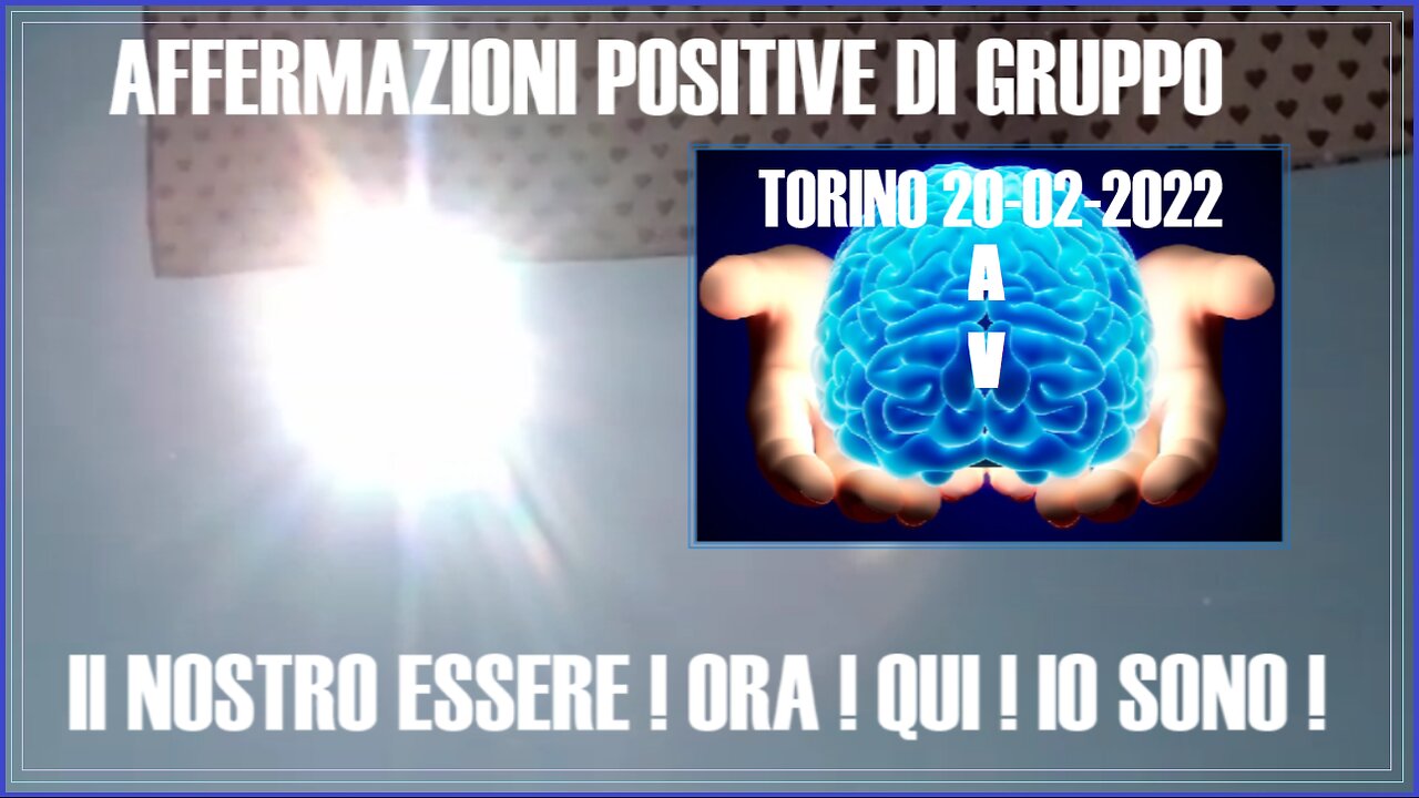 Il NOSTRO ESSERE ! ORA ! QUI ! IO SONO