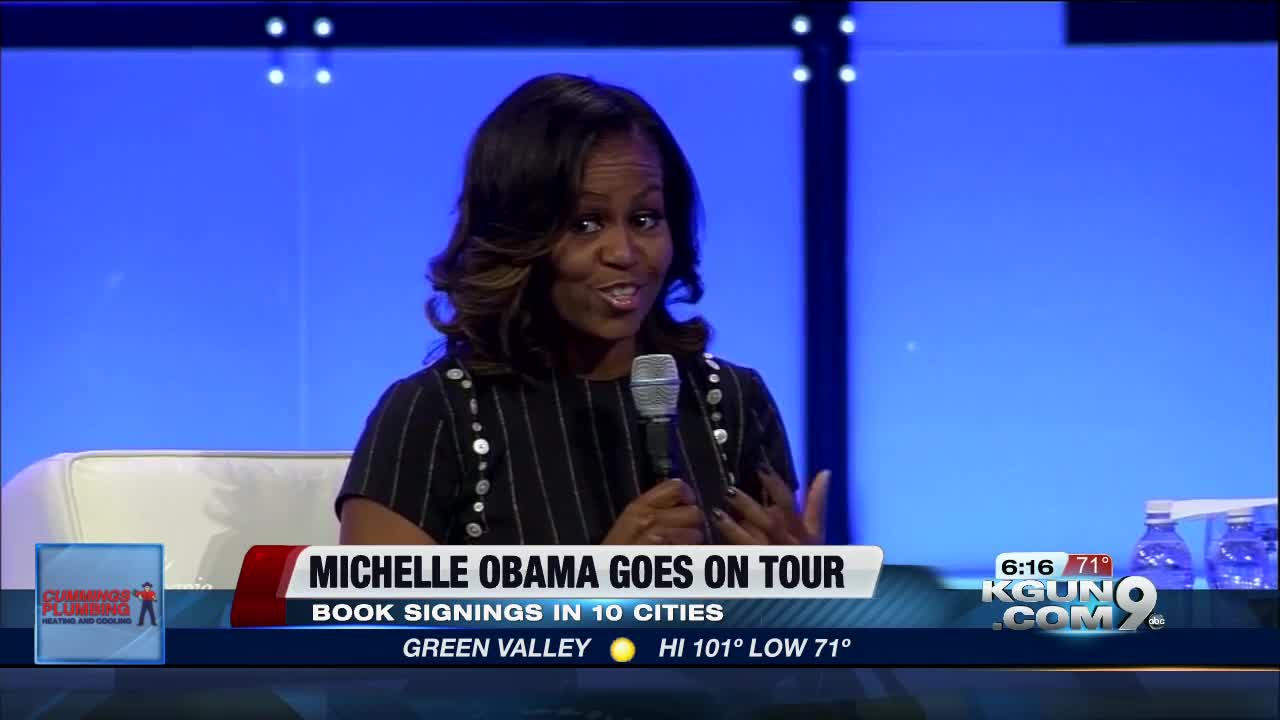 Michelle Obama goes on tour to launch memoir