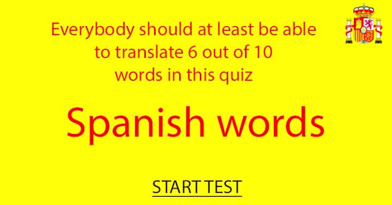 Can you translate these Spanish words ?