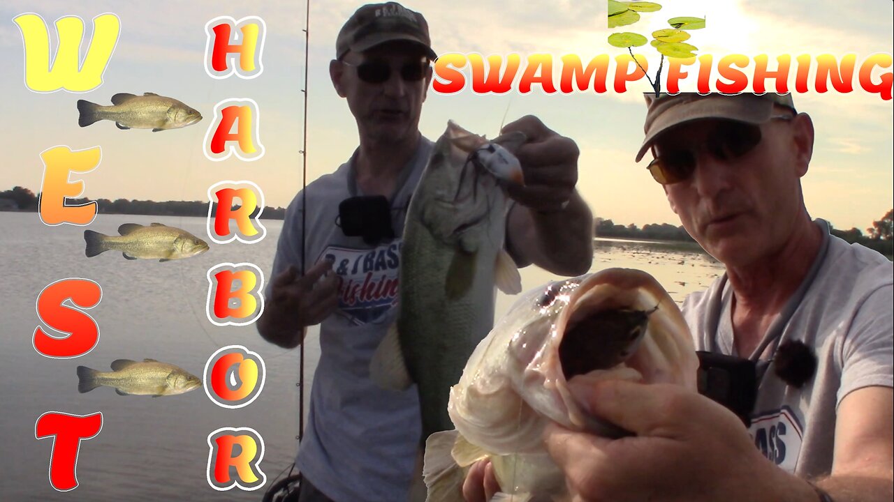 West Harbor (Lake Erie) Topwater Frog Slop Bass Fishing