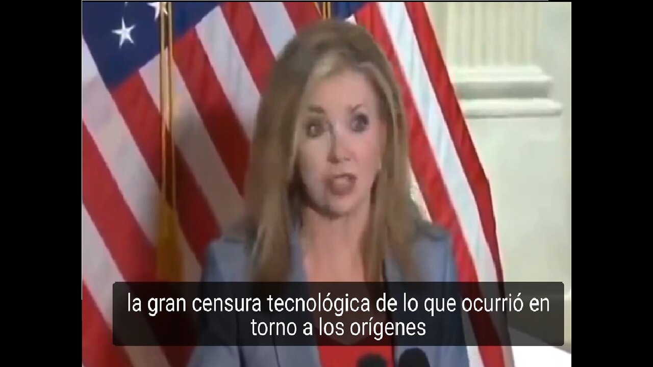 SenadoraTennessee Marsha Blackburn: Censura s/ Covid - y comisiones senatoriales se levantan