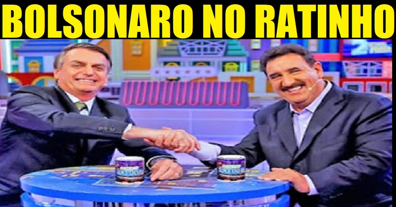 RATINHO ENTREVISTA BOLSONARO NO SBT