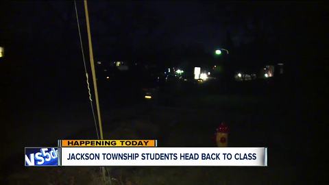 Jackson Township students return to class after 7th-grader shoots self