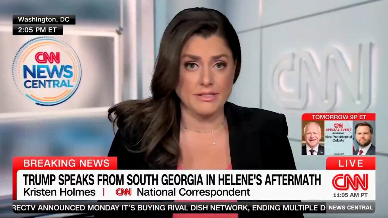 CNN - Trump's Response to Helene