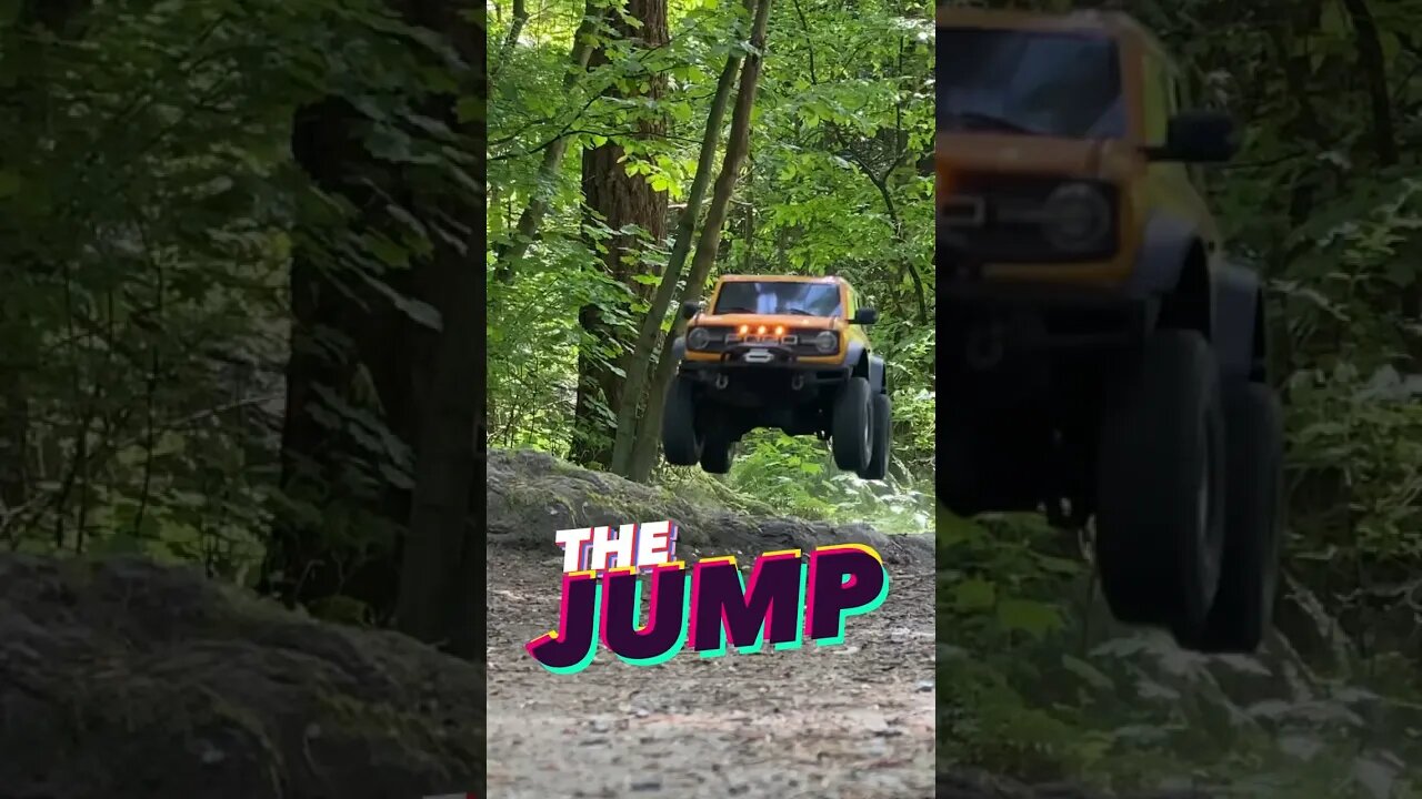 👌Most REALISTIC rc jump😎The TRX4 Bronco RC Jump