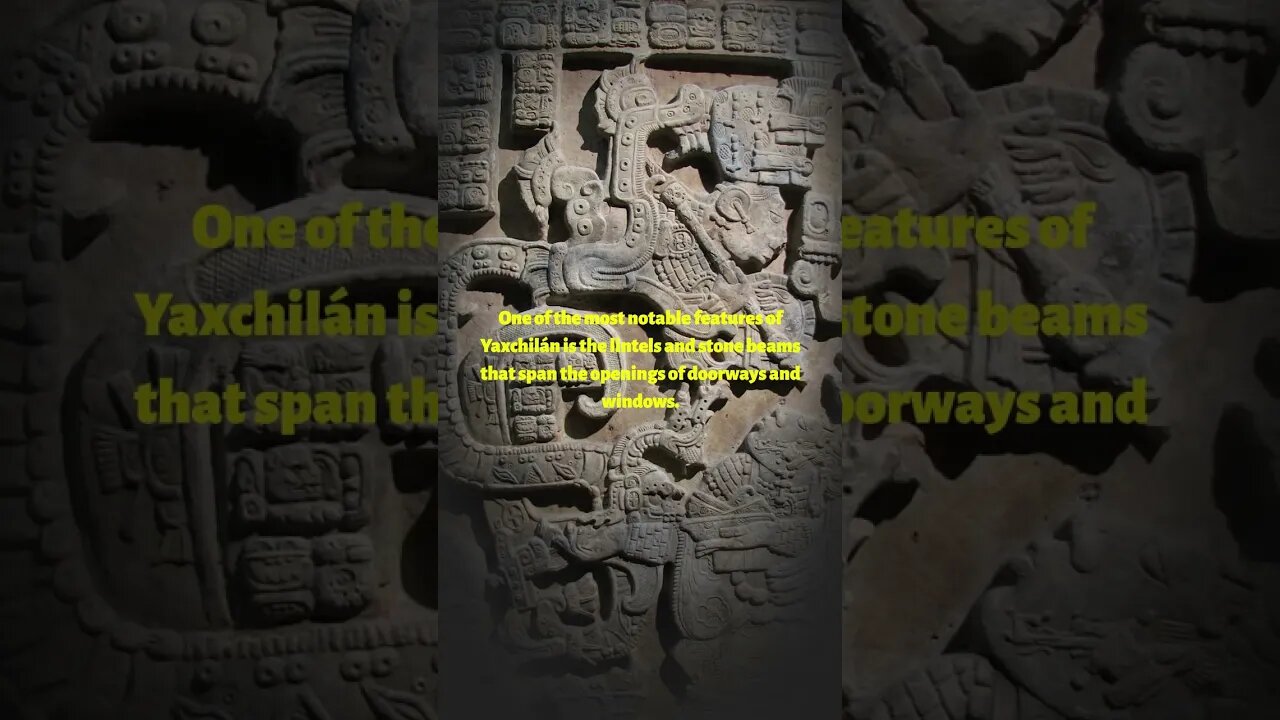 Did You Know: Intricate Carvings and Unique Architecture of the Ancient City of Yaxchilán #shorts