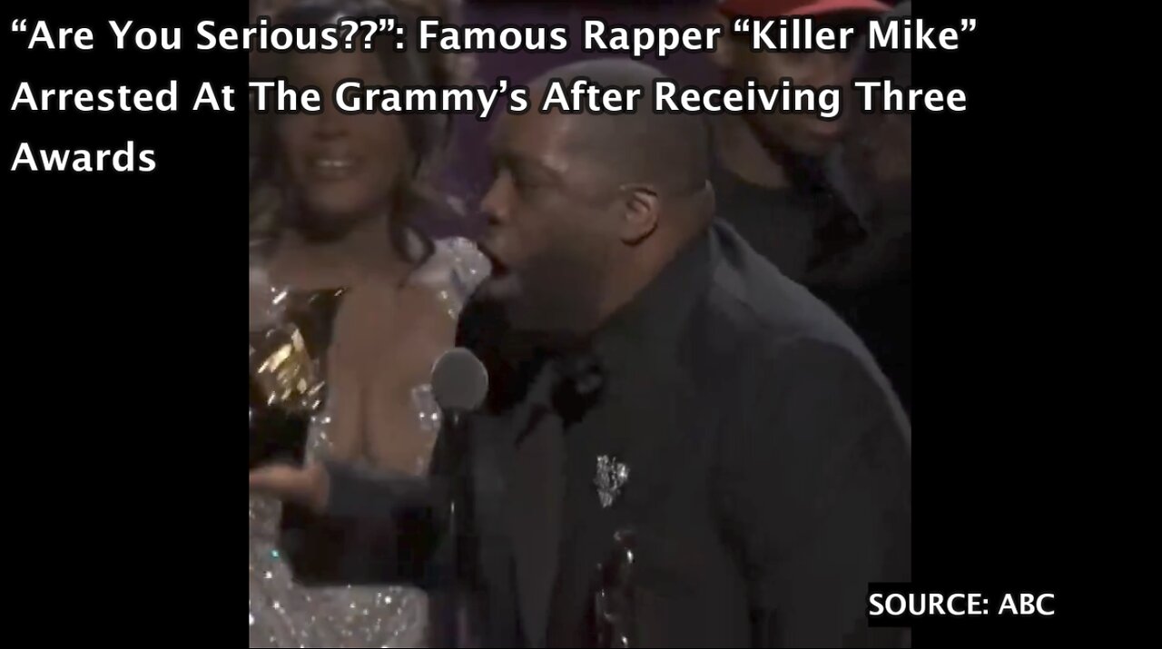 SHOCKING MOMENT: Famous Rapper Arrested At The Grammy’s After Receiving Three Awards