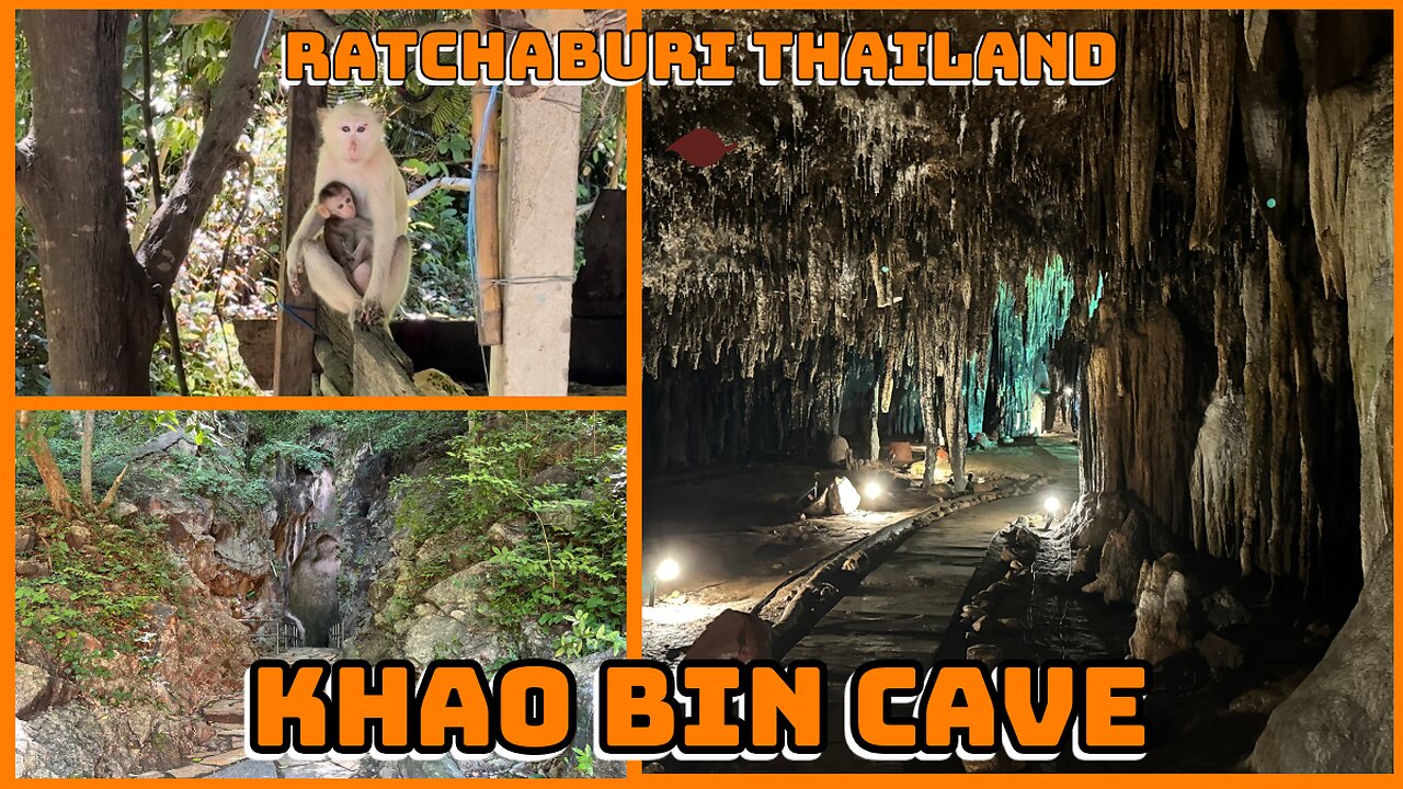 Khao Bin Cave - Amazing Rock Formations in this Massive Cave - Ratchaburi Thailand 2024