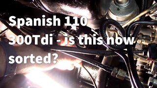 Spanish 110 300Tdi. Sorted? Watch to the end!