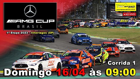 AMG CUP BRASIL | Corrida 1 | 1ª Etapa 2023 - Interlagos (SP) | Ao Vivo