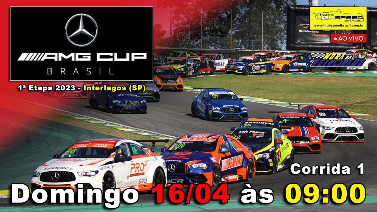 AMG CUP BRASIL | Corrida 1 | 1ª Etapa 2023 - Interlagos (SP) | Ao Vivo