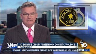 Sd sheriff's deputy arrested on domestic violence