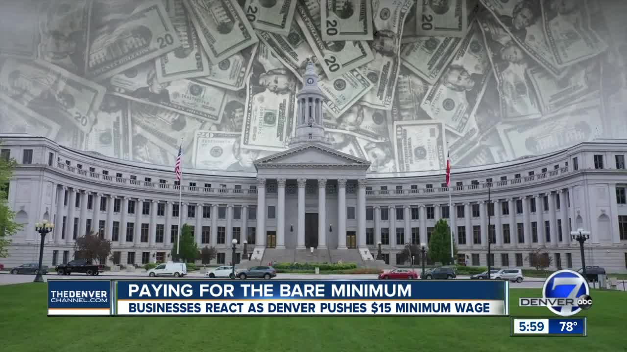 Denver officials plan to unveil citywide $15 an hour minimum wage proposal on Thursday