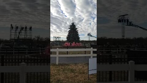 12/3/21 Nancy Drew in DC- View of the Area of the Tree Lighting Production from Last Night