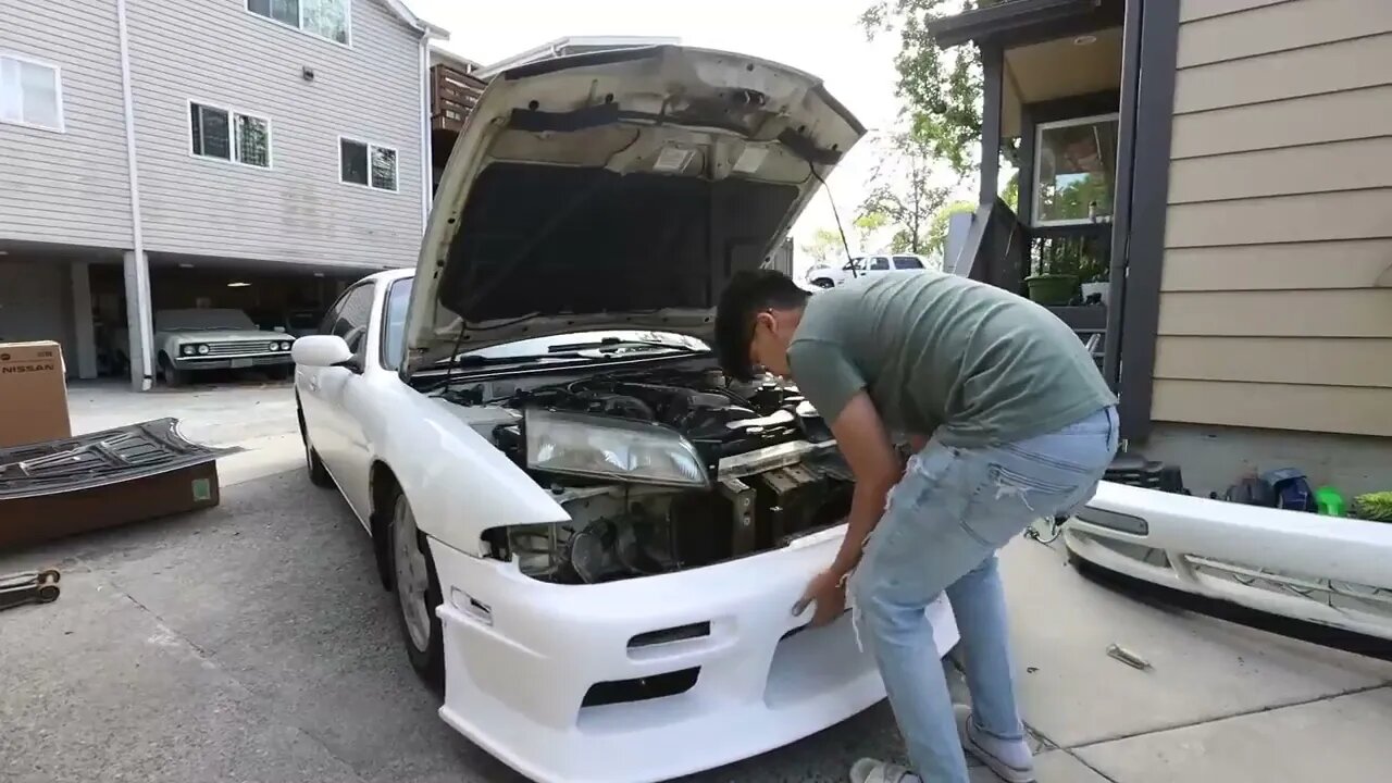 Building a Nissan 240sx in 10 minutes!