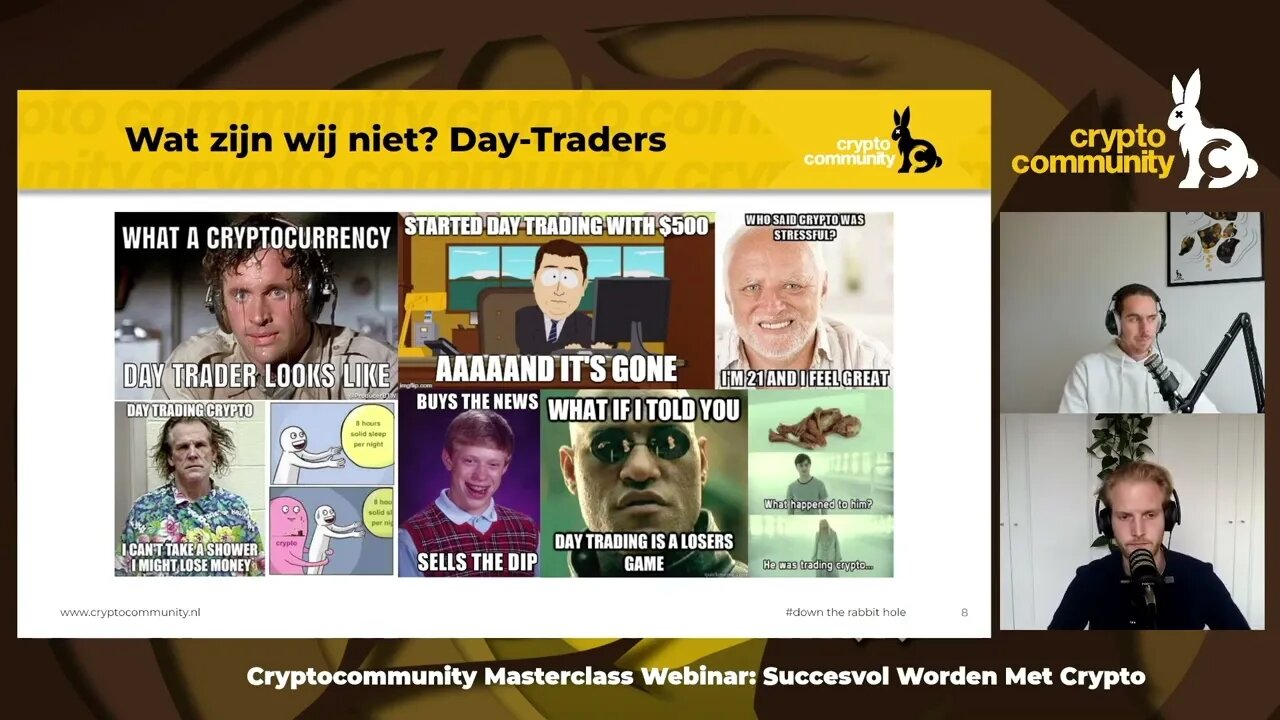 Investeren vs Day Traden | Short Crypto Clips | Cryptocommunity.nl