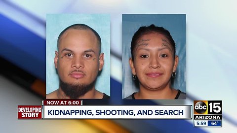 Valley manhunt for suspect and ex girlfriend