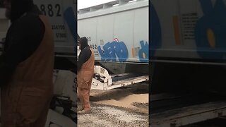 Unloading Train