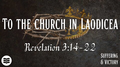 To the church in Laodicea