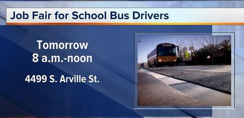Job fair for school bus drivers