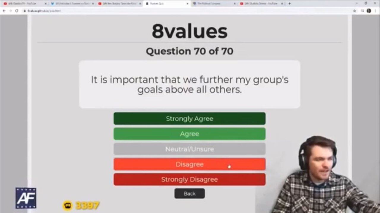 Nick Fuentes does the 8 Values Test!