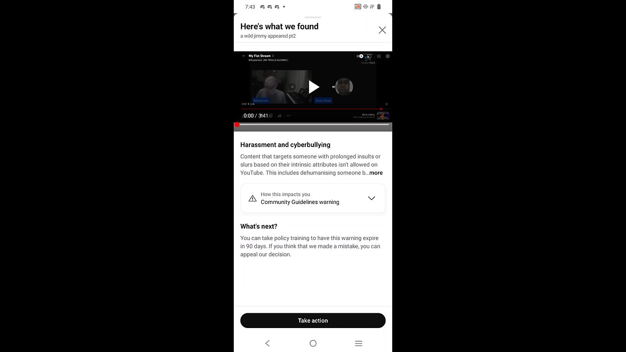 got a strike for others words (yt stinks y'all)