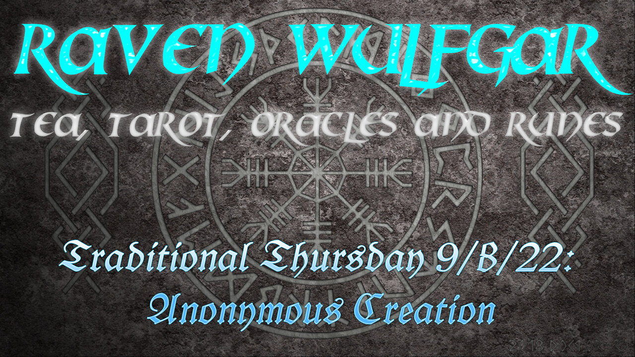 #TraditionalThursday 9/8/22: Anonymous Creation