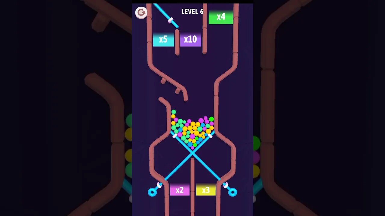 Garden Balls gameplay level 6 #walktrhough #shorts #gardenballs