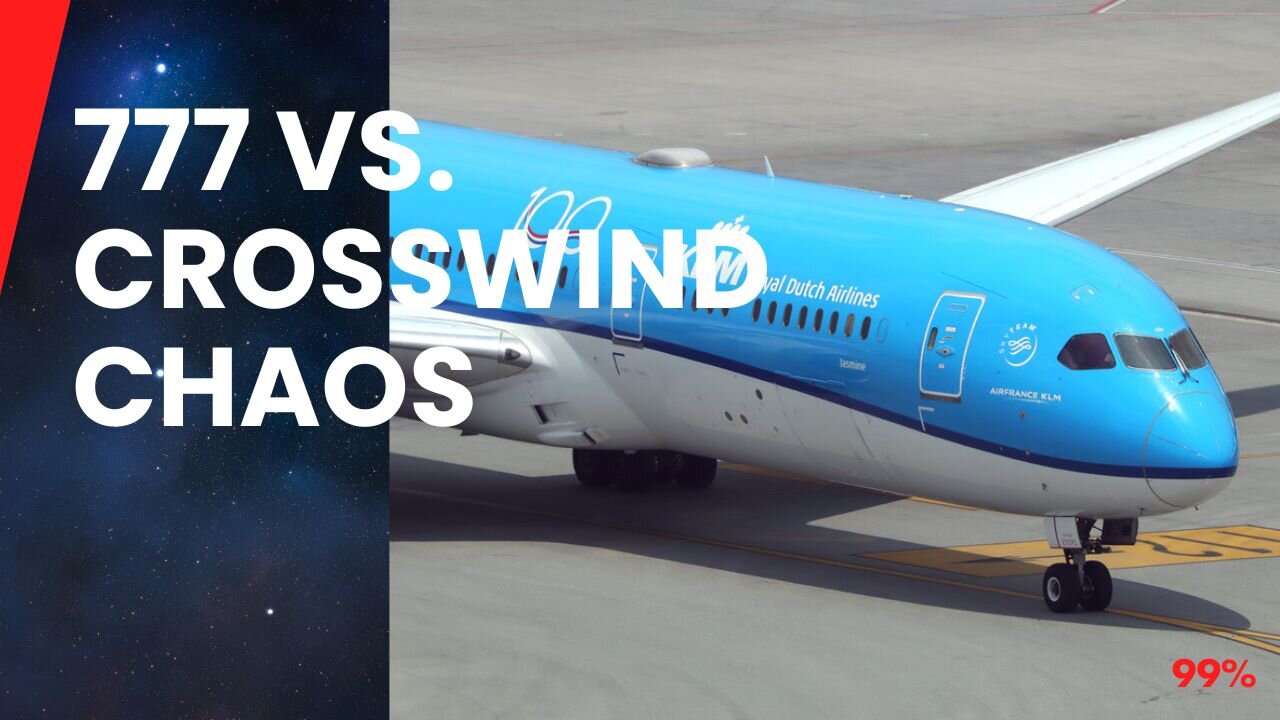 Boeing 777's Wild Crosswind Battle!