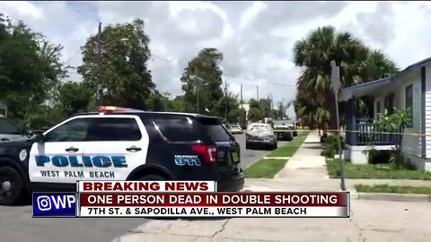 1 dead in West Palm Beach double shooting