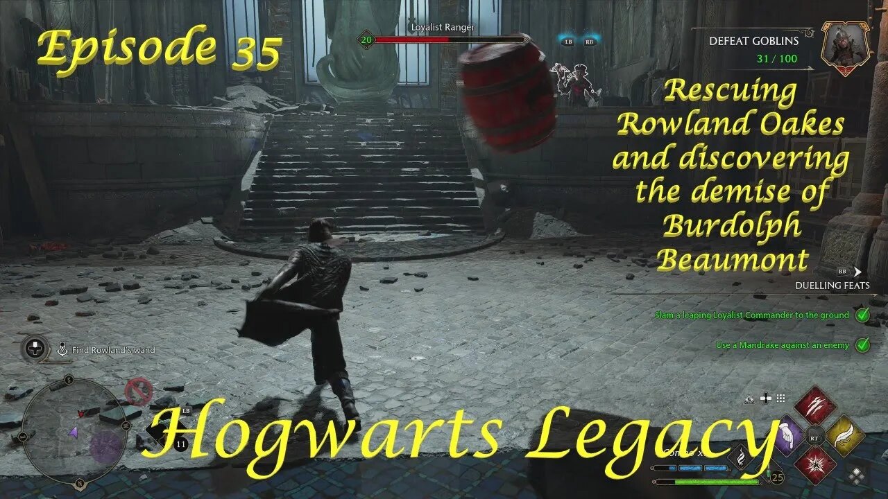 Hogwarts Legacy Episode 35: Rescuing Rowland Oakes and the discovery of Burdolph Beaumonts demise