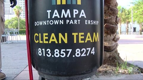 Tampa is trashy again! That’s a good thing according to the 'Clean Team'