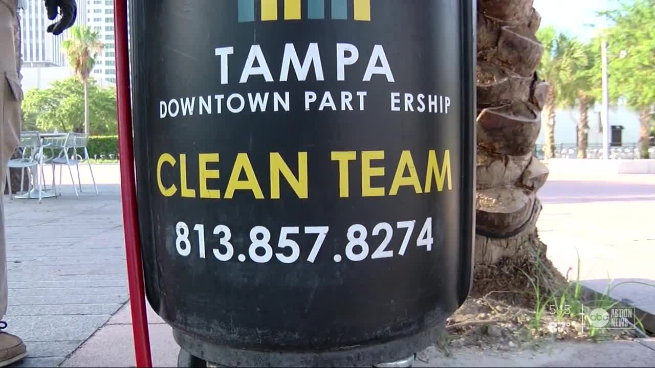 Tampa is trashy again! That’s a good thing according to the 'Clean Team'