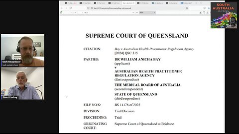 Bay v AHPRA decision review with SA's retired circuit court judge, Stuart Lindsay